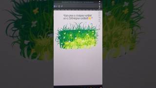 EASIEST way to render anime grass! 🌱 #digitalart #shorts #drawing #art #digitalart