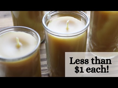 How to Make Beeswax Candles - Farmhouse on Boone