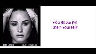 Demi Lovato - You Don't Do It For Me Anymore (lyrics)