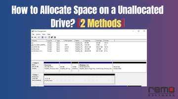 How to Allocate Space on a Unallocated Drive? | Windows 10 & 11