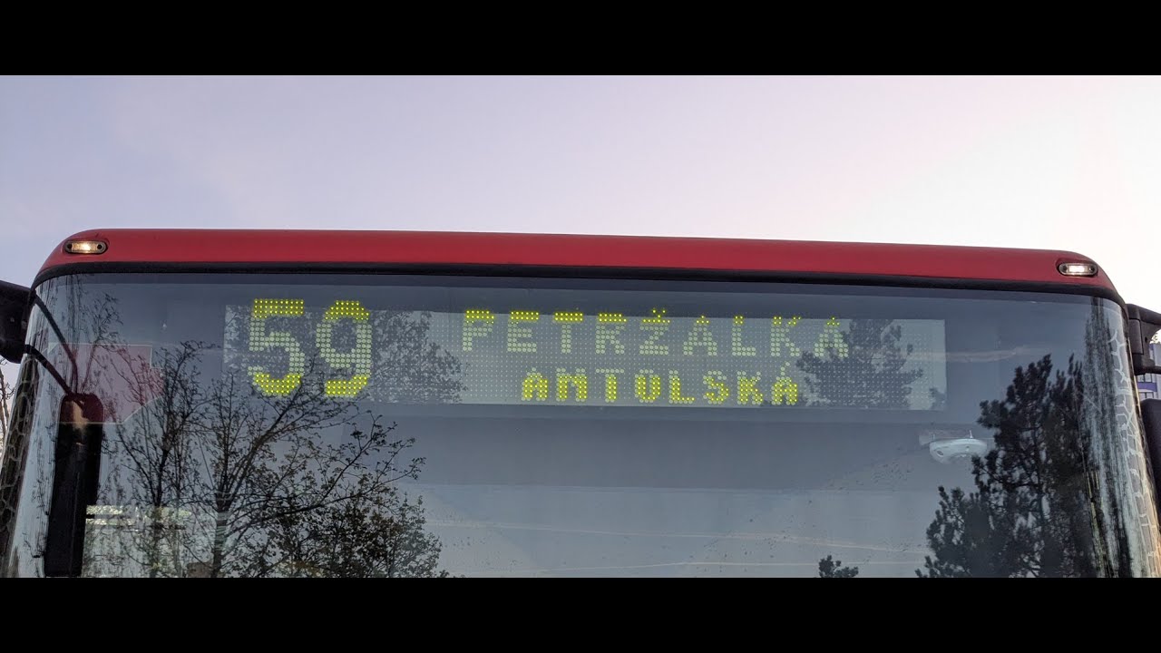 59 | Depo Jurajov dvor → Antolská → Na pántoch 04/25 (stavba ET v Petržalke)