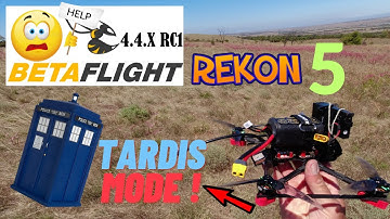 Rekon 5 + Betaflight 4.4 RTH GPS RESCUE - NOT so good?  Warning!  💥