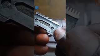 HOW TO SHARPENING CLIPPER BLADES/CENTER CLEAR SPACE ERROR/RECTIFY//TUTORIAL TRAINING/
