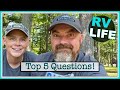 #RVLife - Top 5 Questions from the last 2 Years on the Road
