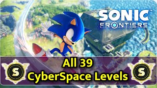Sonic Frontiers - All Cyber Space Levels S Rank (Including DLC)