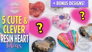 CUTE & CLEVER Epoxy Resin Pocket Hug Ideas 😍 DIY Heart Charms, Magnets, Keychains & Jewelry