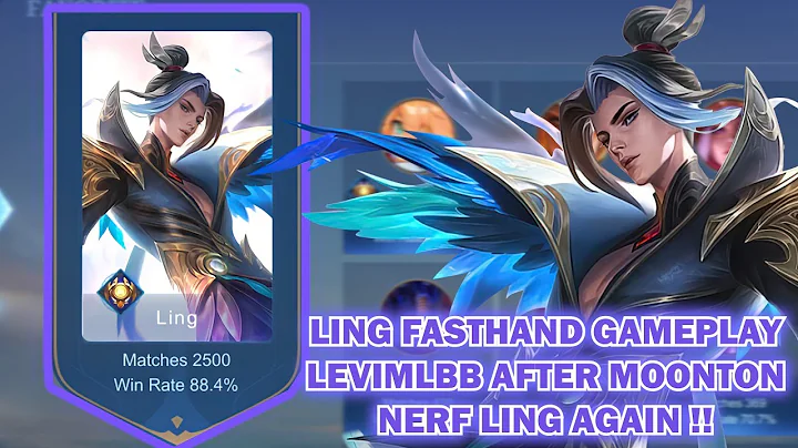 88% WINRATE | Ling Levimlbb Fasthand Gameplay After Moonton Nerf Ling Again | Mobile Legends