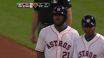 LAA@HOU: Fowler opens scoring with single to center