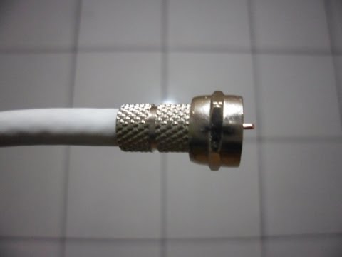 COMO FAZER CONEXÃO CONECTOR ROSCAVEL CABO RG 59 75 OHMS