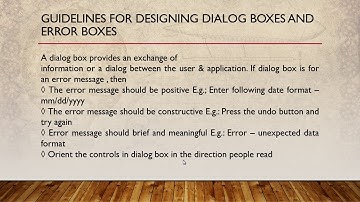 Guidelines for designing view layer