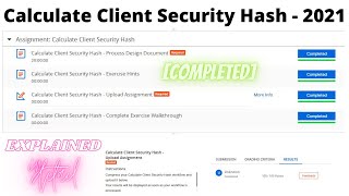 Calculate Client Security Hash [ COMPLETED - 2021 ] screenshot 2