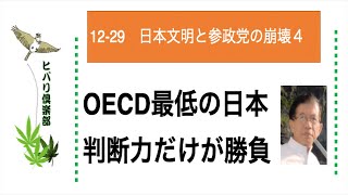 日本文明と参政党の崩壊（4）「判断力だけが勝負」 令和5年12月29日