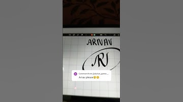 ARNAV name logo, comment your name fast. #namelogo #logodesign