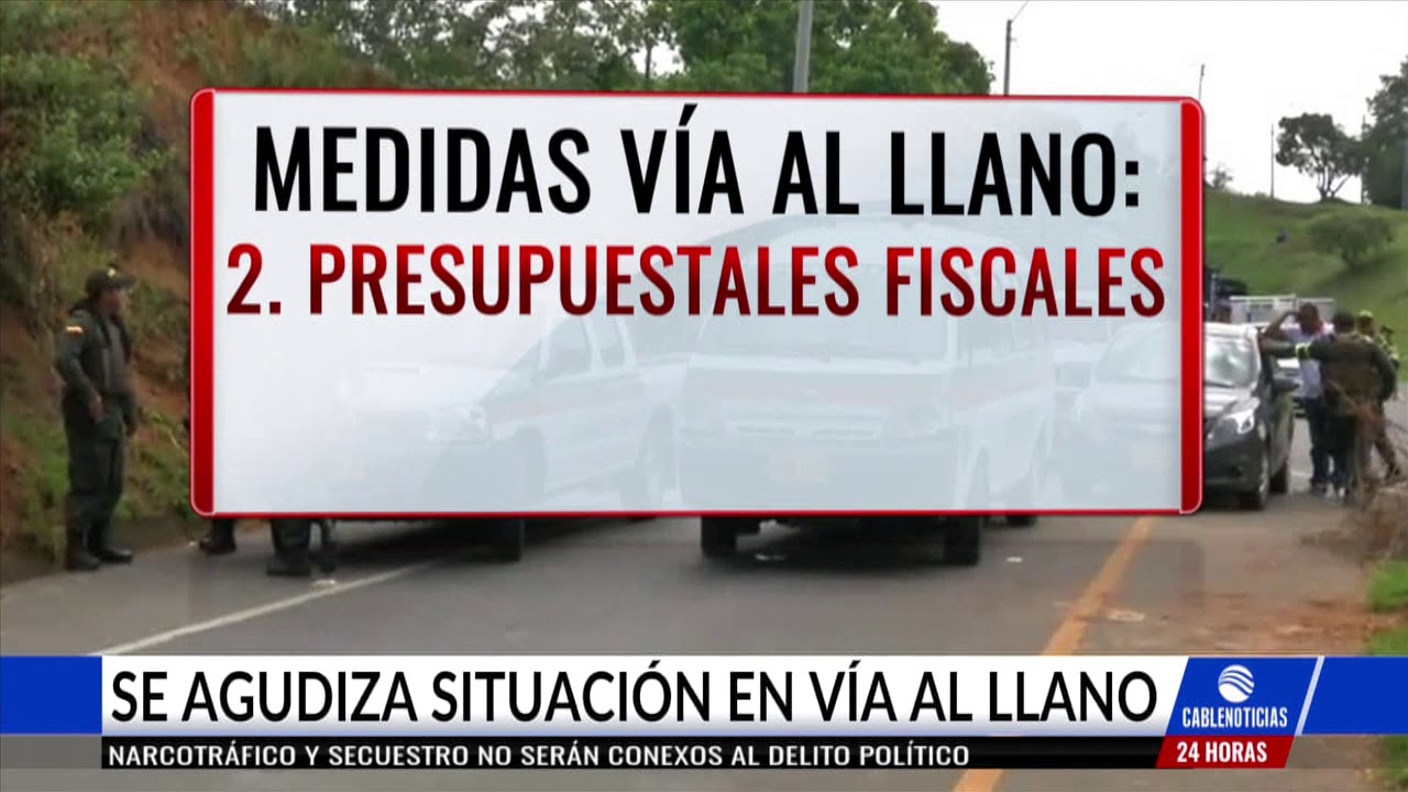 Gobernadora del Meta pide declarar estado de emergencia por vía al Llano vivo y85