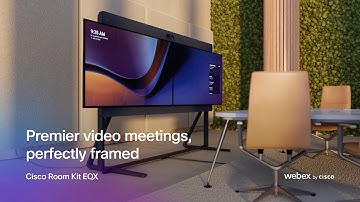 Premier video meetings, perfectly framed | Cisco Room Kit EQX