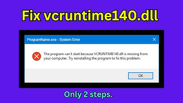 Fix vcruntime140.dll is missing in Windows 11/10/8/7 in 2025 | Download vcruntime140.dll file.