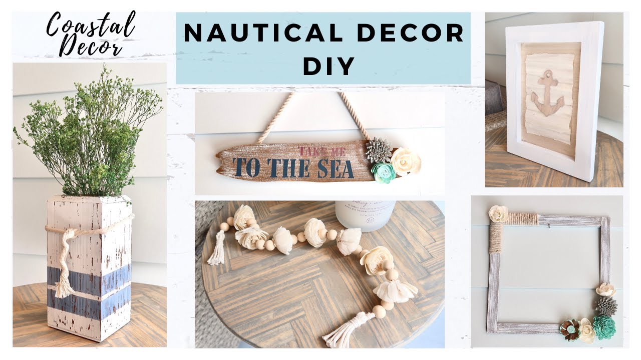 Neutral Nautical DIY's * Super Simple Coastal Decor Ideas * BlondieNextDoor  