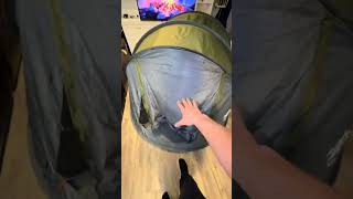 This pop up tent is changing the game for camping #popuptent #nightcat