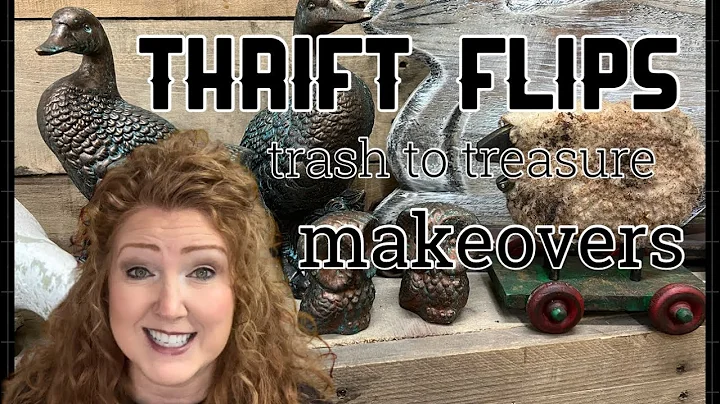 SO MANY TECHNIQUES | Trash to Treasure | THRIFT FLIPS