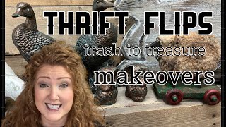 SO MANY TECHNIQUES | Trash to Treasure | THRIFT FLIPS