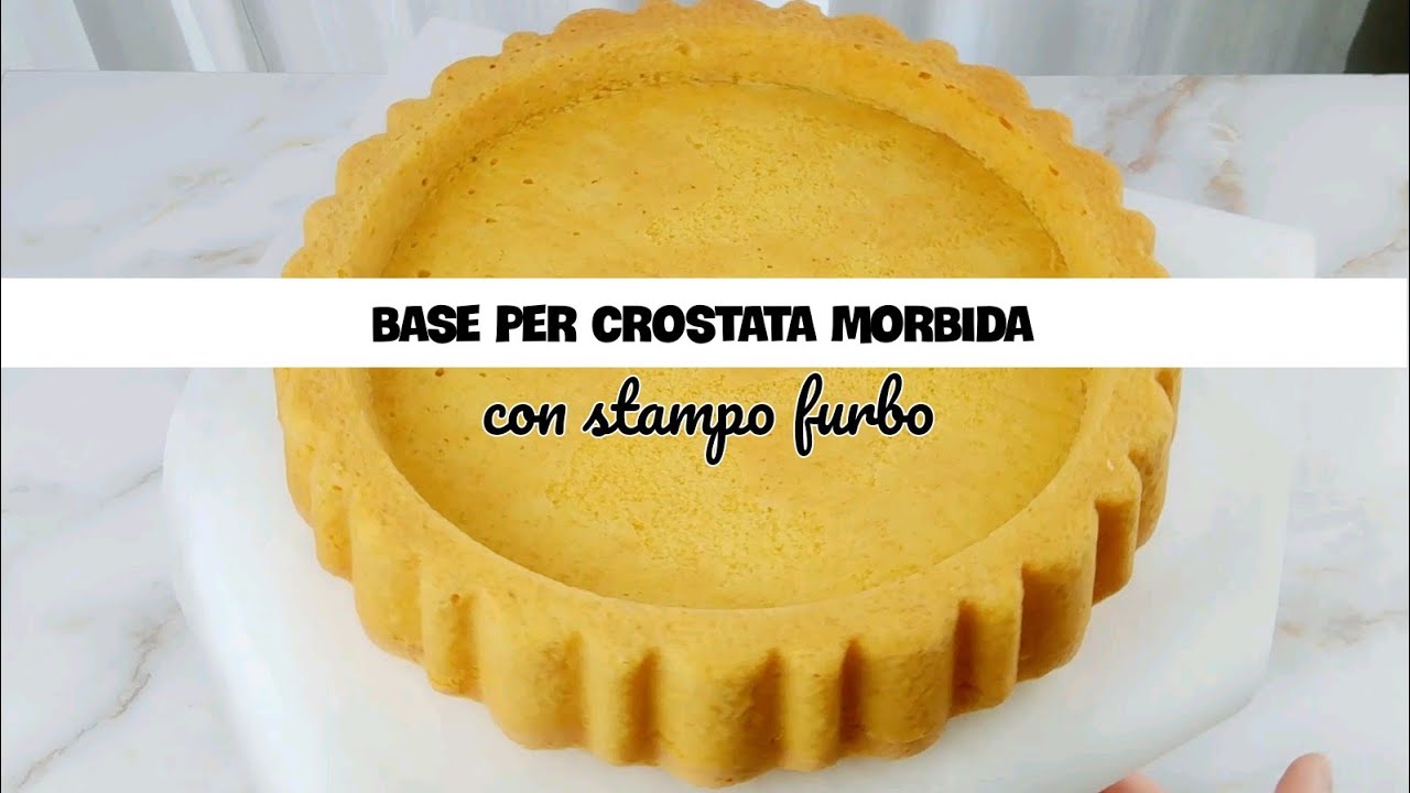 Base per crostata morbida con stampo furbo, ideale per torta alla