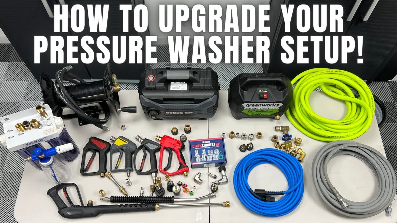 How To Upgrade Your Pressure Washer Setup, All Connections Needed