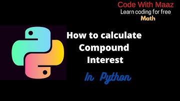Calculate Compound Interest using Python (Urdu/Hindi)