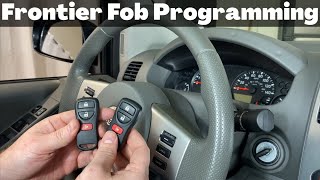 How To Program A 1998  2020 Nissan Frontier Remote Key Fob   Keyless Entry  DIY Video Tutorial