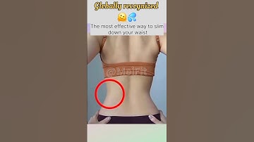 3 most effective exercises to slim down your waist #shorts #exercise ##weightloss