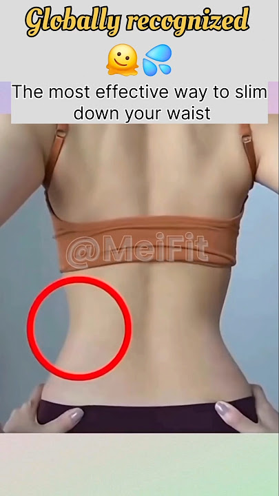 3 most effective exercises to slim down your waist #shorts #exercise ##weightloss