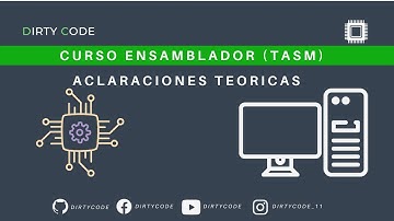 Curso Ensamblador 02 Aclaraciones