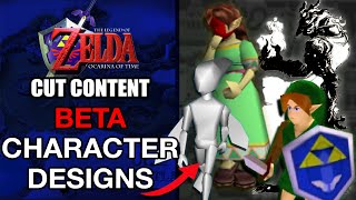 Beta Character Designs of Ocarina of Time | Zelda Cut Content