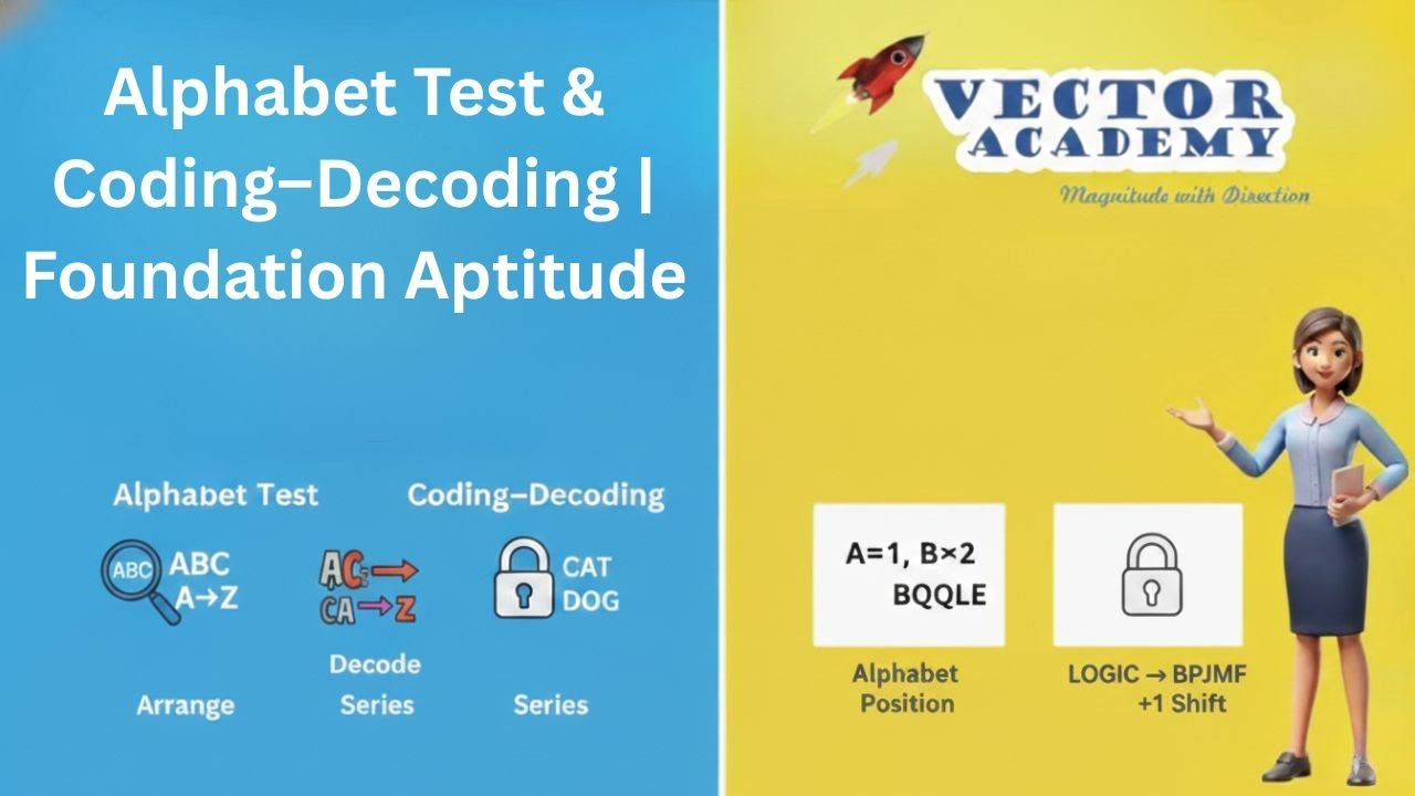 Alphabet Test & Coding–Decoding | Foundation Aptitude | Session 17 ...