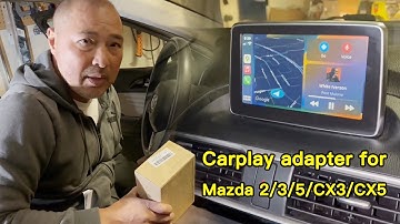 Autoabc Carplay Android Auto adapter for Mazda 2/3/5/CX3/CX5 , plug and play.
