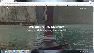 Making Bootstrap Template(header)