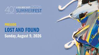 SummerFest Prelude Lecture - August 9, 2026
