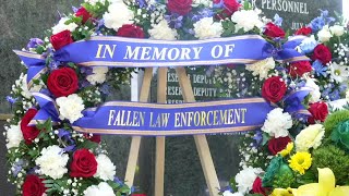 Honoring fallen officers during Peace Officers Memorial Day ceremonies