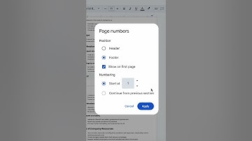 Give your #GoogleDocs a polished look with Headers & Footers!