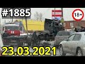 Подборка ДТП и аварий от канала «Дорожные войны!» за 23.03.2021. Видео № 1885.