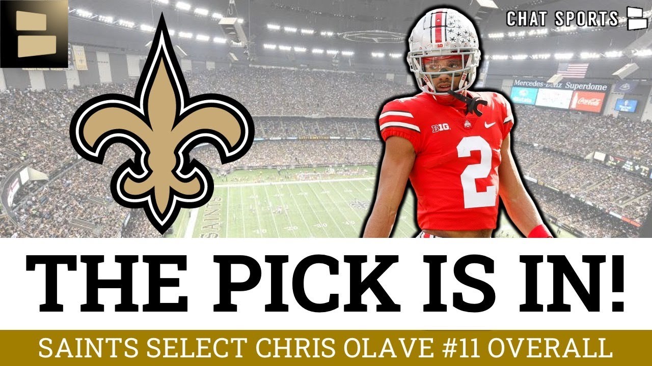 Saints Trade Up to No. 11, Draft Ohio State WR Chris Olave