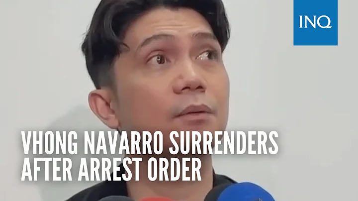 Vhong Navarro surrenders after arrest order