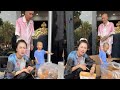 Vợ chồng PHÚ LÊ lên đồ vip về thăm gia đình bên nội dịp nghỉ lễ