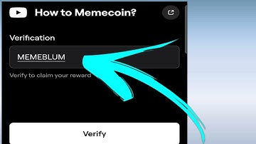 How to Memecoin | Blum Code