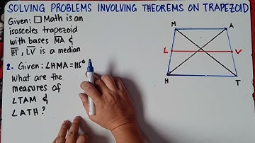 Solving Problems Involving Theorems On Trapezoid | Explain in Detailed |