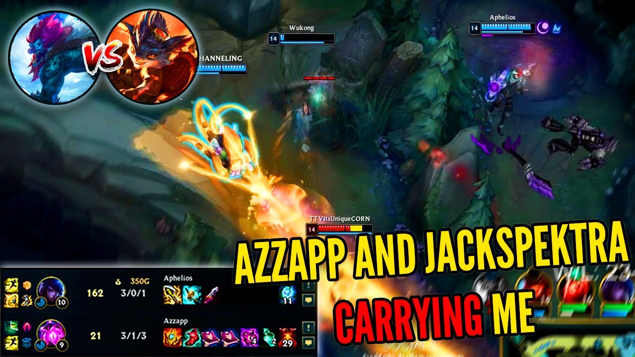 GETTING CARRIED BY AZZAPP AND JACKSPEKTRA 😭 (SEASON 16) - Trundle vs. Rumble
