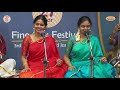 Anahita and apoorvavocal duet mudhras 27th fine arts festival 2021