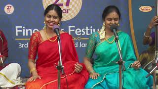 Anahita and Apoorva(Vocal Duet)- Mudhra's 27th Fine Arts Festival 2021