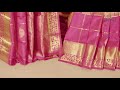 Samyakk  zari woven sarees  pink  orange dual tone zari woven kanchipuram silk saree  sarees