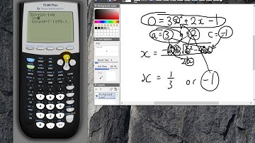 TI-84 Graphics Calculator lesson 6 - Using the equation solver
