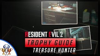 Resident Evil 2 - Treasure Hunter  - 2 Secret Items From The Photos Hints (RDS & Fuel)